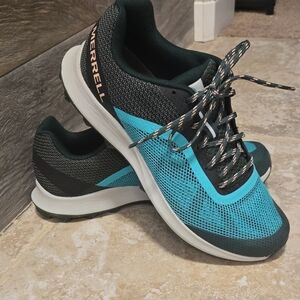 New! Merrell Teal and Black Athletic Shoes